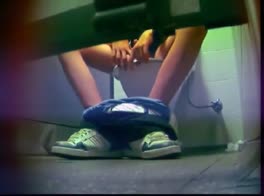 18yo boy caught wanking in the schooltoilet